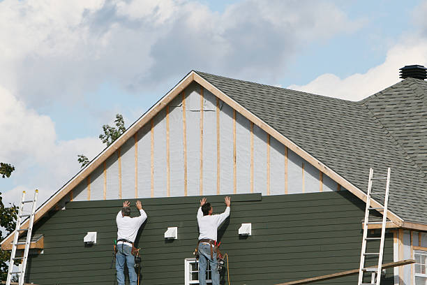 Professional Siding Contractor technician working in Feasterville Trevose, PA